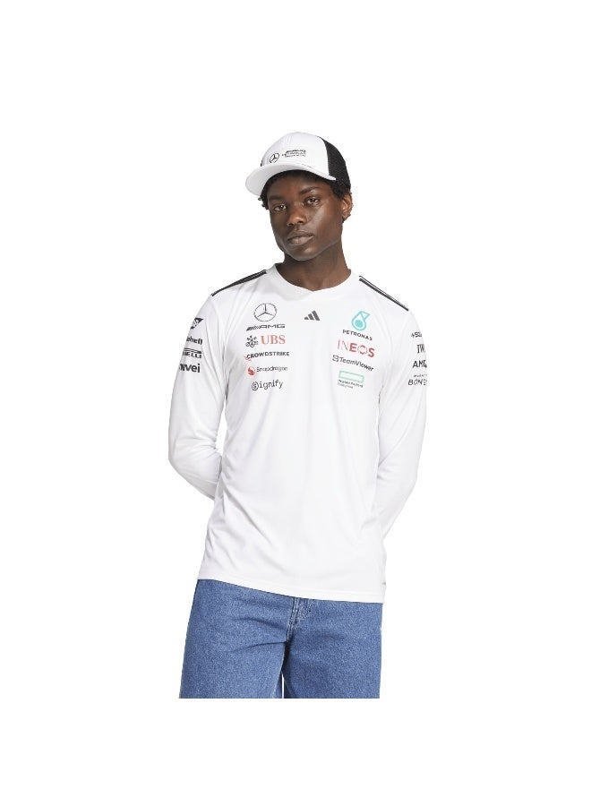 اديداس قميص سائق فريق مرسيدس إيه إم جي بتروناس فورمولا  بأكمام طويلة - Image 2